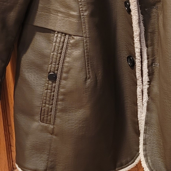 Synthetic Leather Jacket - Picture 3 of 4